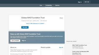 
                            4. Oxleas NHS Foundation Trust | LinkedIn