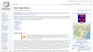 
                            4. Oxley High School - Wikipedia