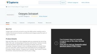 
                            2. Oxygen Intranet Reviews and Pricing - 2019 - Capterra