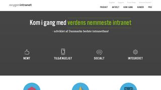 
                            3. Oxygen Intranet | Verdens nemmeste intranet portal