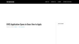 
                            8. OYES 2018 Online Application Process: Steps to a successful ...