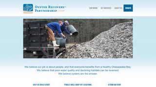 
                            3. Oyster Recovery Partnership