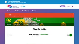 
                            3. Oz Lotto Play Online | Australia’s Official Lotteries ...