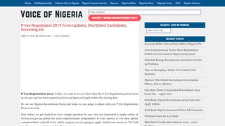 
                            7. P-Yes Registration 2019 Shortlisted Candidates, Screening Updates ...