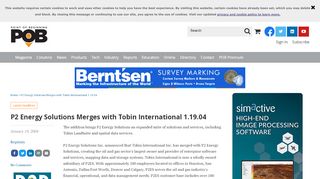 
                            8. P2 Energy Solutions Merges with Tobin International 1.19.04