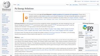 
                            5. P2 Energy Solutions - Wikipedia