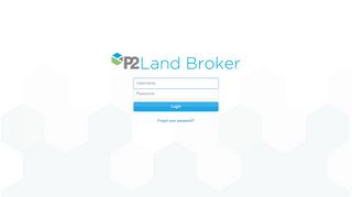 
                            9. P2 Land Broker - Login