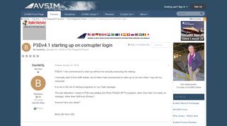 
                            8. P3Dv4.1 starting up on comupter login - The Prepar3d Forum - The ...