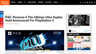 
                            2. P4U: Persona 4 The Ultimax Ultra Suplex Hold Announced ...