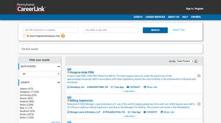 
                            3. PA CareerLink® - Job Search - PA.gov