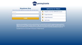 
                            1. PA Pennsylvania Keystone Key Login Page