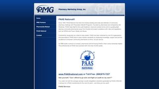 
                            2. PAAS National - PMG, Pharmacy Marketing Group, Inc.