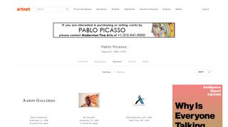 
                            7. Pablo Picasso Dealers - Pablo Picasso on artnet