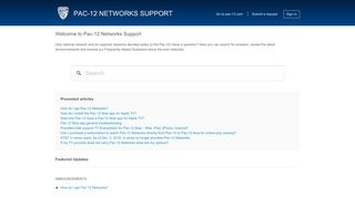 
                            8. Pac-12 Networks Support