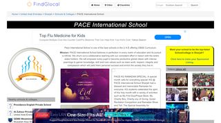 
                            9. PACE International School, moweilah, Sharjah (2019)