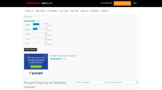 
                            5. Pacejet Shipping for NetSuite reviews - suiteapp.com