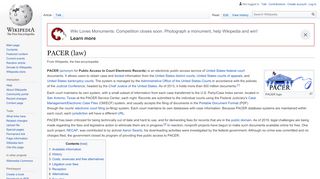 
                            9. PACER (law) - Wikipedia
