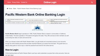 
                            5. Pacific Western Bank Online Banking Login | Sign In …