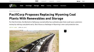 
                            8. PacifiCorp Proposes Replacing Wyoming Coal Plants With ...