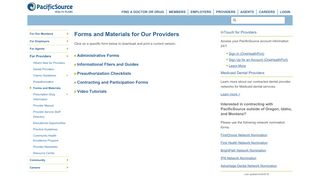 
                            3. PacificSource Health Plans—PacificSource Provider Forms