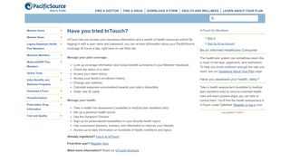 
                            4. PacificSource InTouch for Members