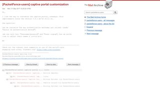 
                            9. [PacketFence-users] captive portal customization - The Mail Archive