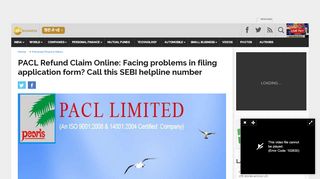 
                            2. PACL Refund Claim Online: Facing problems in filing application form ...
