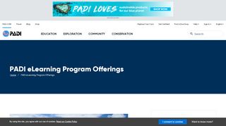 
                            4. PADI eLearning Program Offerings | PADI