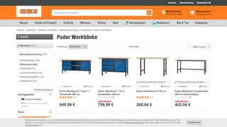 
                            3. Pador Werkbänke online kaufen bei OBI