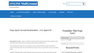 
                            6. Paga Agent Account Registration - Get Approval - ONLINE ...