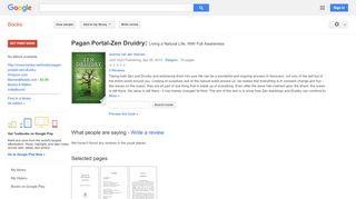 
                            6. Pagan Portal-Zen Druidry: Living a Natural Life, With Full ...