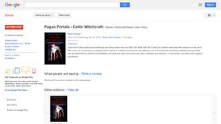 
                            9. Pagan Portals - Celtic Witchcraft: Modern Witchcraft Meets Celtic Ways