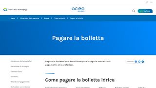 
                            5. Pagare la bolletta - gruppo.acea.it