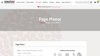 
                            7. Page Manor | Donatos Pizza