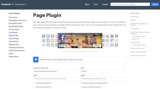 
                            6. Page Plugin - Social Plugins - Documentation - Facebook ...