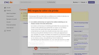 
                            6. Page pour se connecter à Business’Bank | ING Belgique