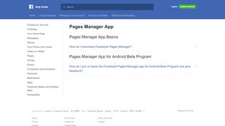 
                            3. Pages Manager App | Facebook Help Center | …