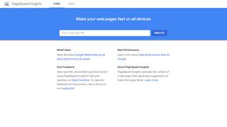 
                            5. PageSpeed Insights - developers.google.com