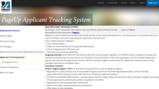 
                            2. PageUp Applicant Tracking System | Employment Services | UMass ...