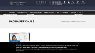 
                            1. PAGINA PERSONALE - Formazione Giuridica