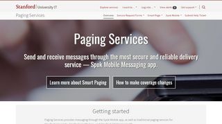 
                            9. Paging Services | University IT