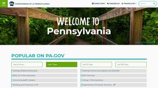 
                            1. PA.GOV | The Official Website for the Commonwealth of ...