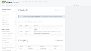 
                            6. PagSeguro Developers - dev.pagseguro.uol.com.br