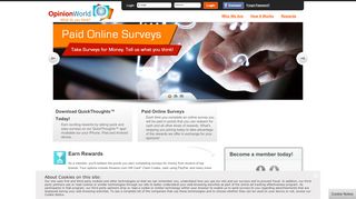 
                            9. Paid Online Surveys - OpinionWorld