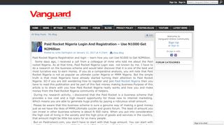 
                            1. Paid Rocket Nigeria Login And Registration – Use N1000 Get ...