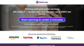 
                            9. Paid Surveys UK - The home of online paid surveys