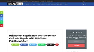
                            2. PaidRocket Nigeria: How To Make Money Online In …