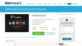 
                            4. PaidViewpoint Member Reviews – Page 1 – SurveyPolice