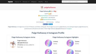 
                            7. Paige Hathaway (@paigehathaway) • Instagram account