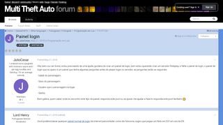 
                            7. Painel login - Programação em Lua - Multi Theft Auto: Forums